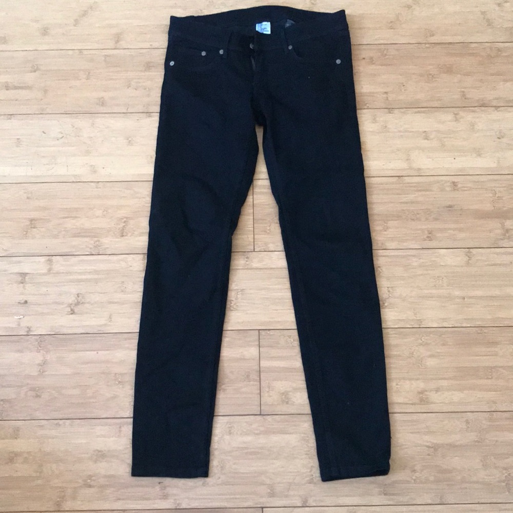 H&M black stretchy jeans, lightly used